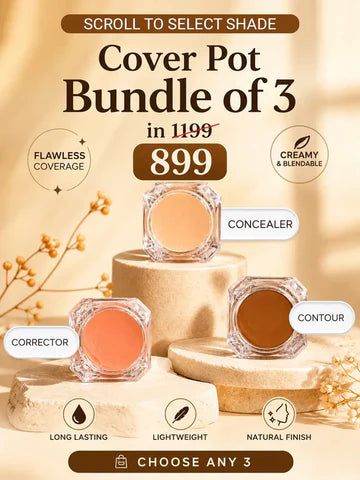 Cuffs N Lashes Cover Pots Bundle Of 3