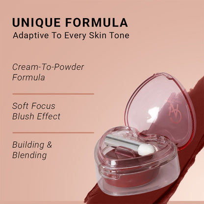 Cuffs N Lashes Sweet Heart Blurry Pudding Lip & Cheek Mud