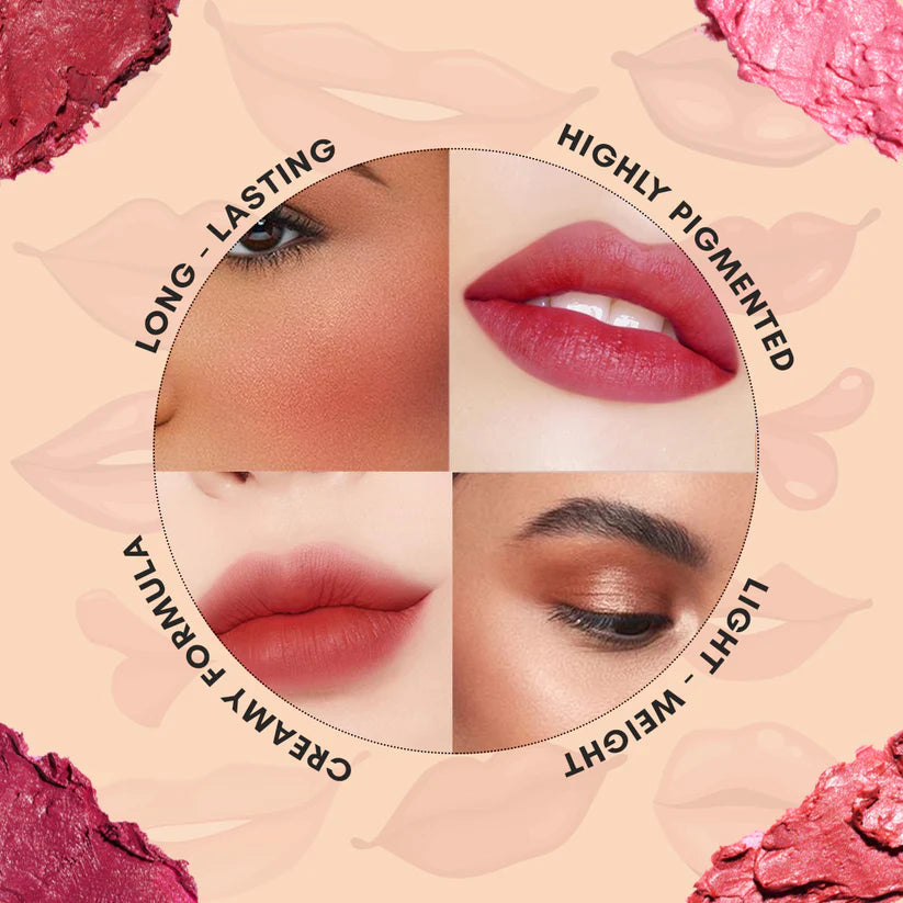 Cuffs N Lashes Let’s Go Tinting Set of 6 – Mini  Lip, Cheek & Eye Tints