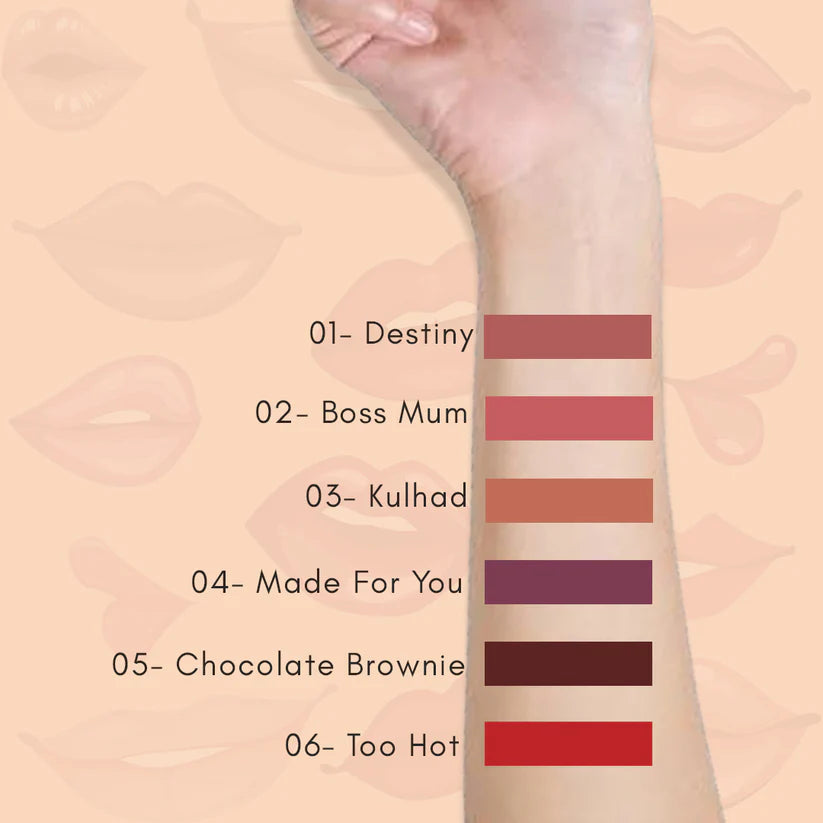 Cuffs N Lashes Let’s Go Tinting Set of 6 – Mini  Lip, Cheek & Eye Tints