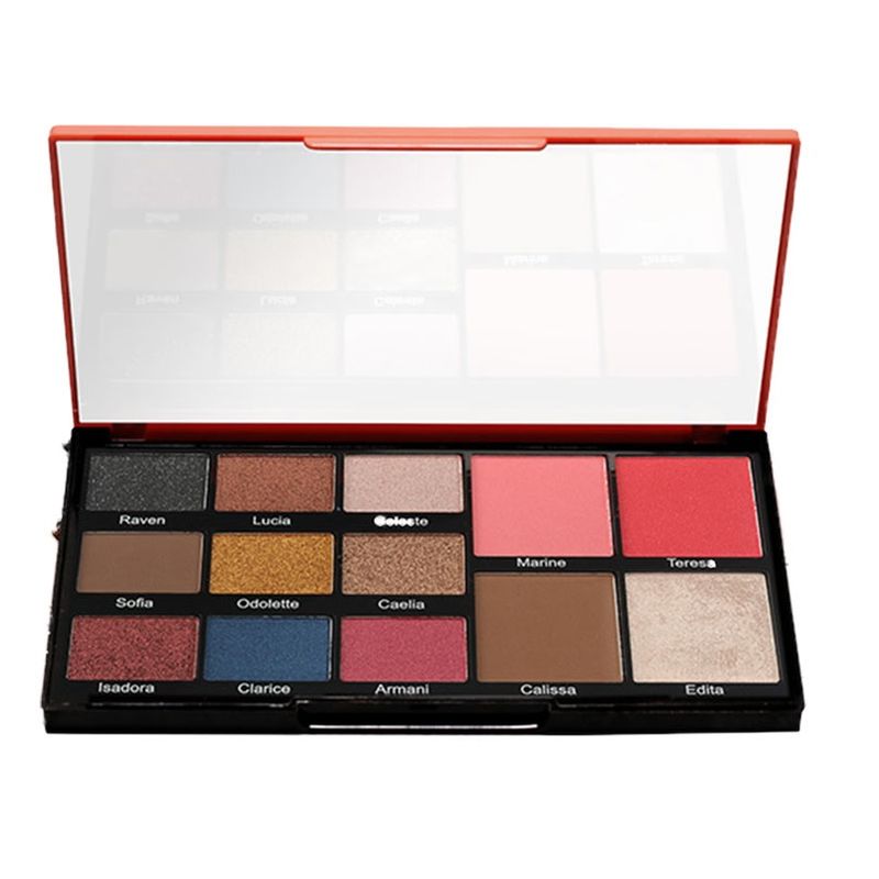 Swiss Beauty Face And Eyes Makeup Palette Eyeshadow + Face-02-UFFSNLASHES